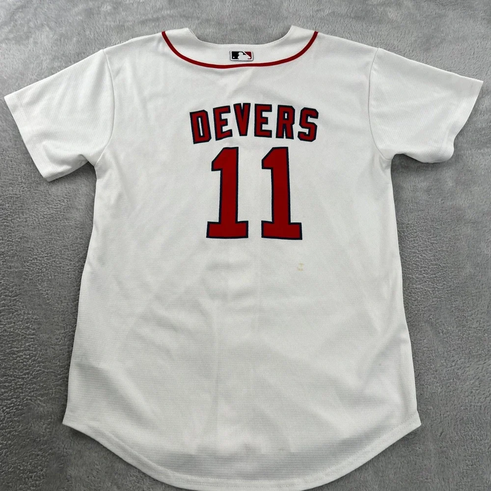 Nike White Red Boston Red Sox Jersey
